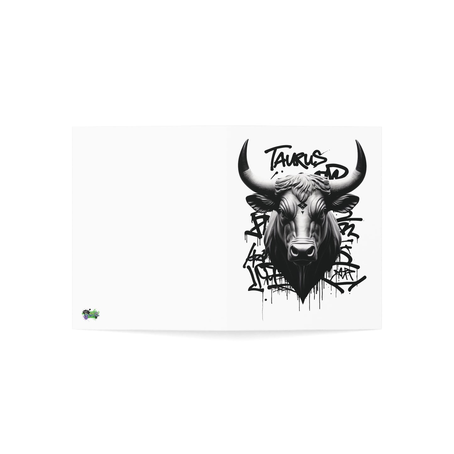 Zodiac Taurus Greeting Cards, Birthday Card Pack, Astrology Stationery Gift, Blank Inside for Personalized Message