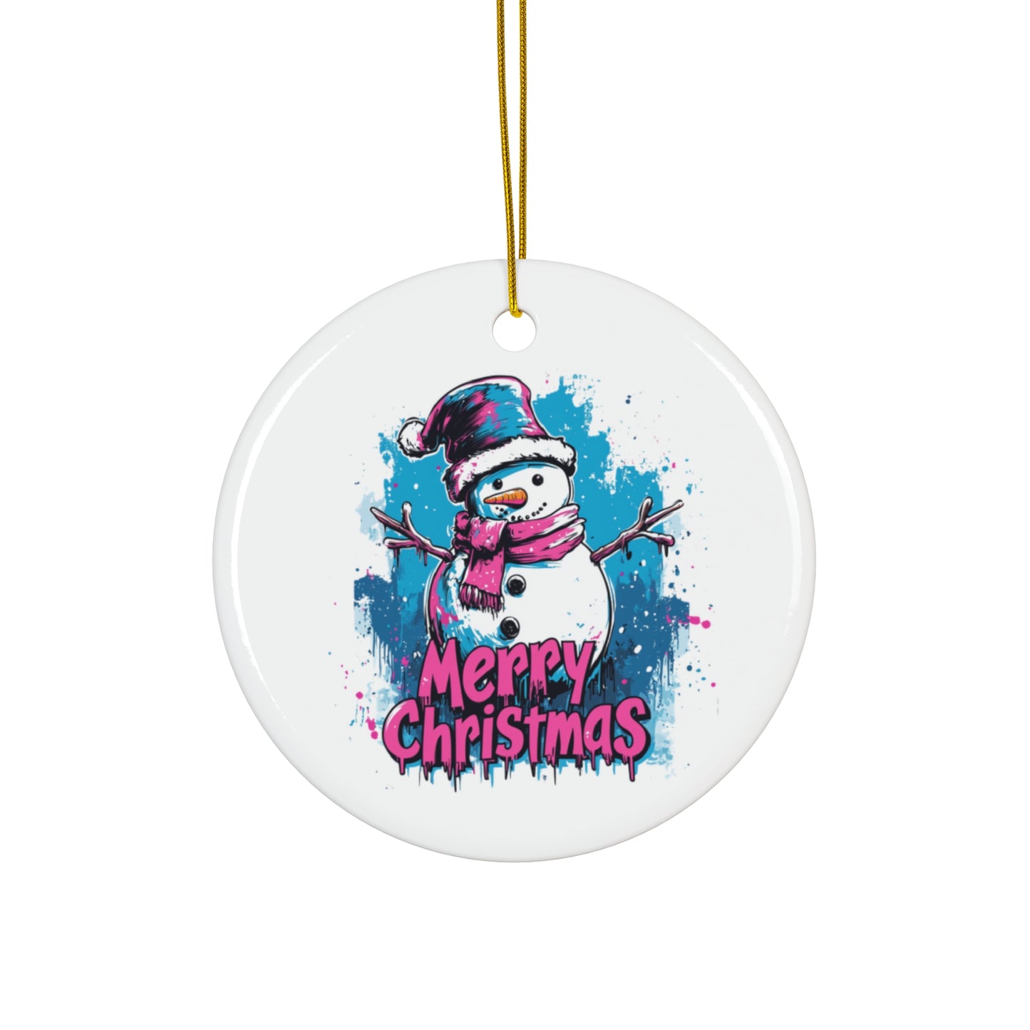 Ceramic Ornament, 4 Shapes - Chill and Merry - epicdsgn