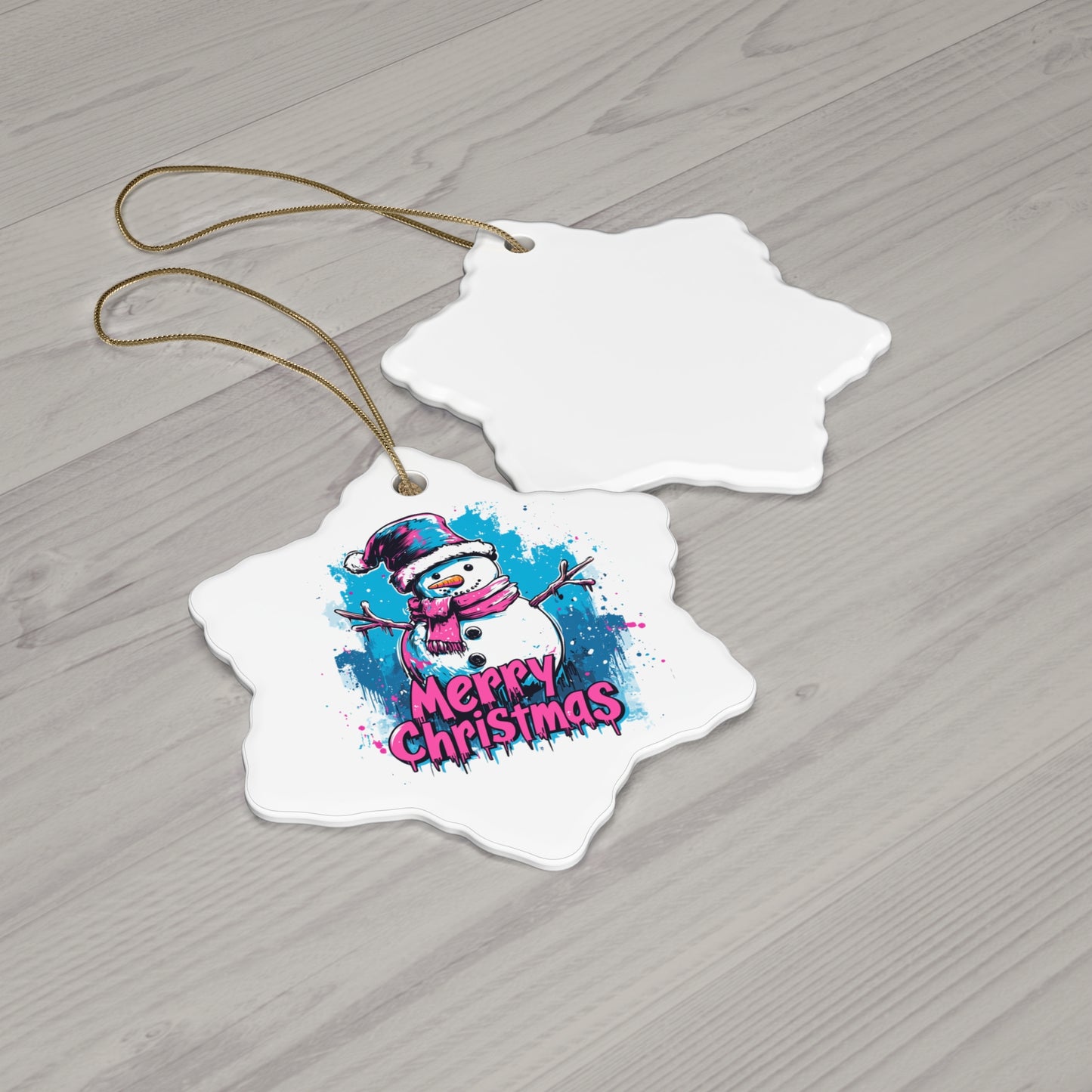 Ceramic Ornament, 4 Shapes - Chill and Merry - epicdsgn