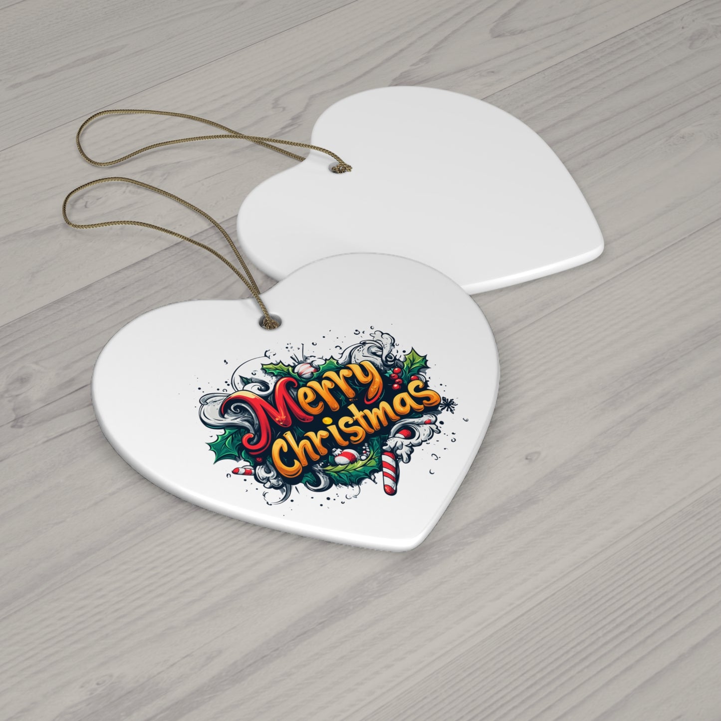 Ceramic Ornament, 4 Shapes - Holiday Cheer - epicdsgn