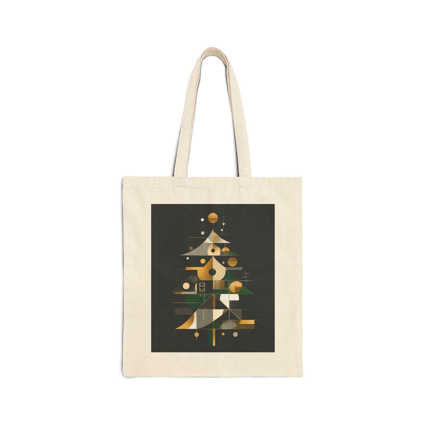 Cotton Canvas Tote Bag - Shapes of the Season - epicdsgn