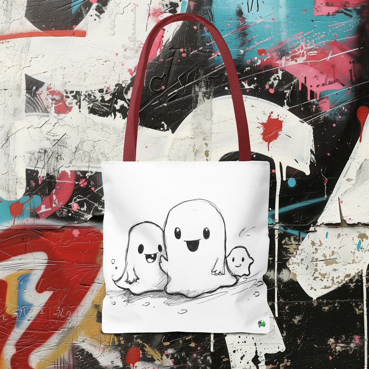 Tote Bag (AOP) - Ghosts - Halloween 2024 - Epicdsgn