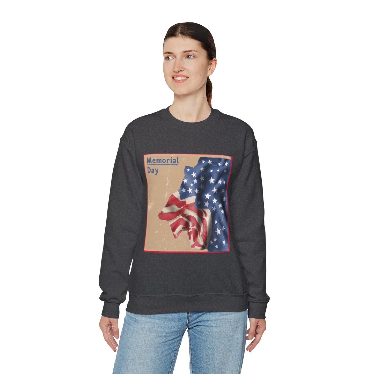 Unisex Heavy Blend™ Crewneck Sweatshirt - Memorial's Day