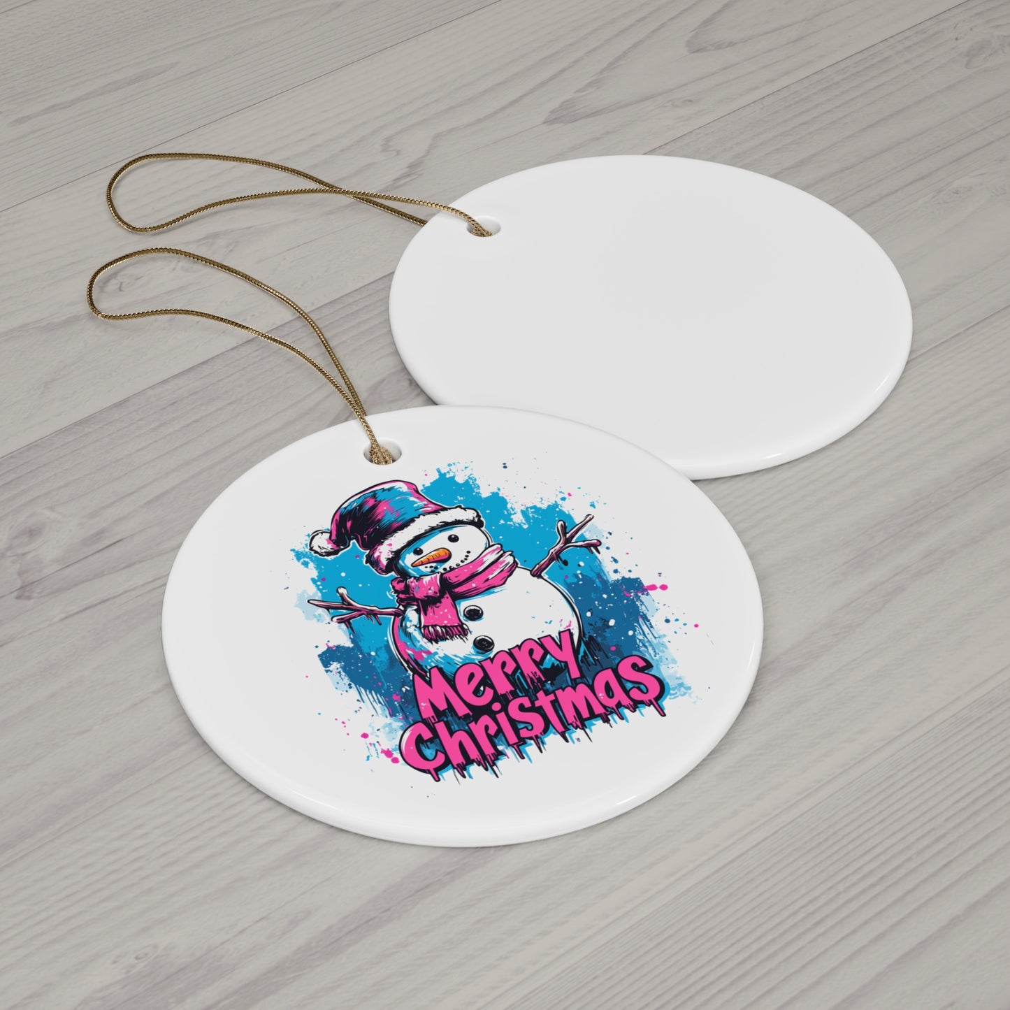 Ceramic Ornament, 4 Shapes - Chill and Merry - epicdsgn