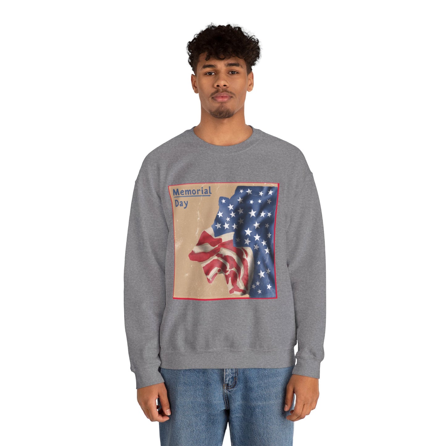Unisex Heavy Blend™ Crewneck Sweatshirt - Memorial's Day