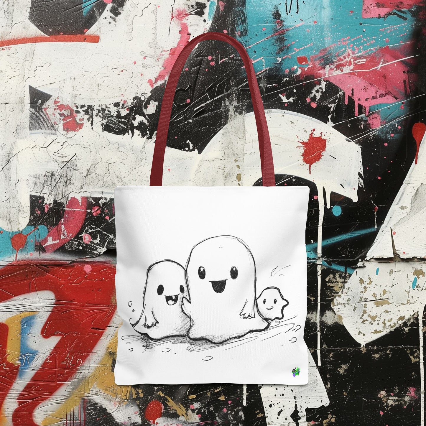 Tote Bag (AOP) - Ghosts - Halloween 2024 - Epicdsgn