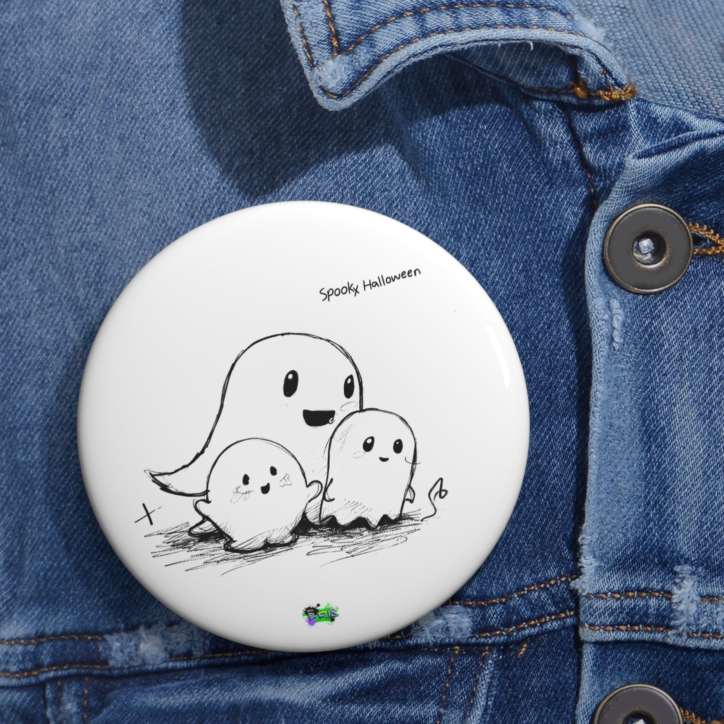 Custom Pin Buttons - Spooky Halloween - Halloween 2024 - Epicdsgn