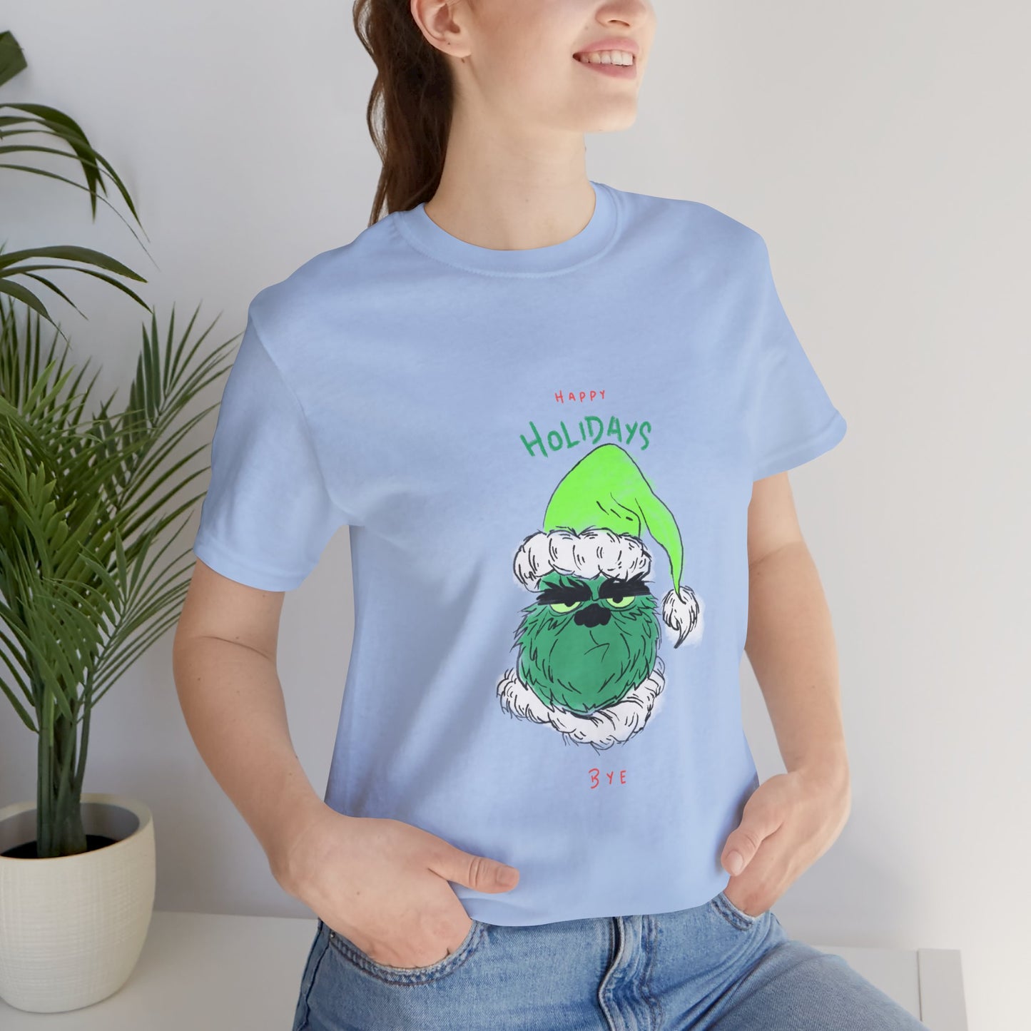 Grumpy Holiday - Unisex Jersey Short Sleeve Tee