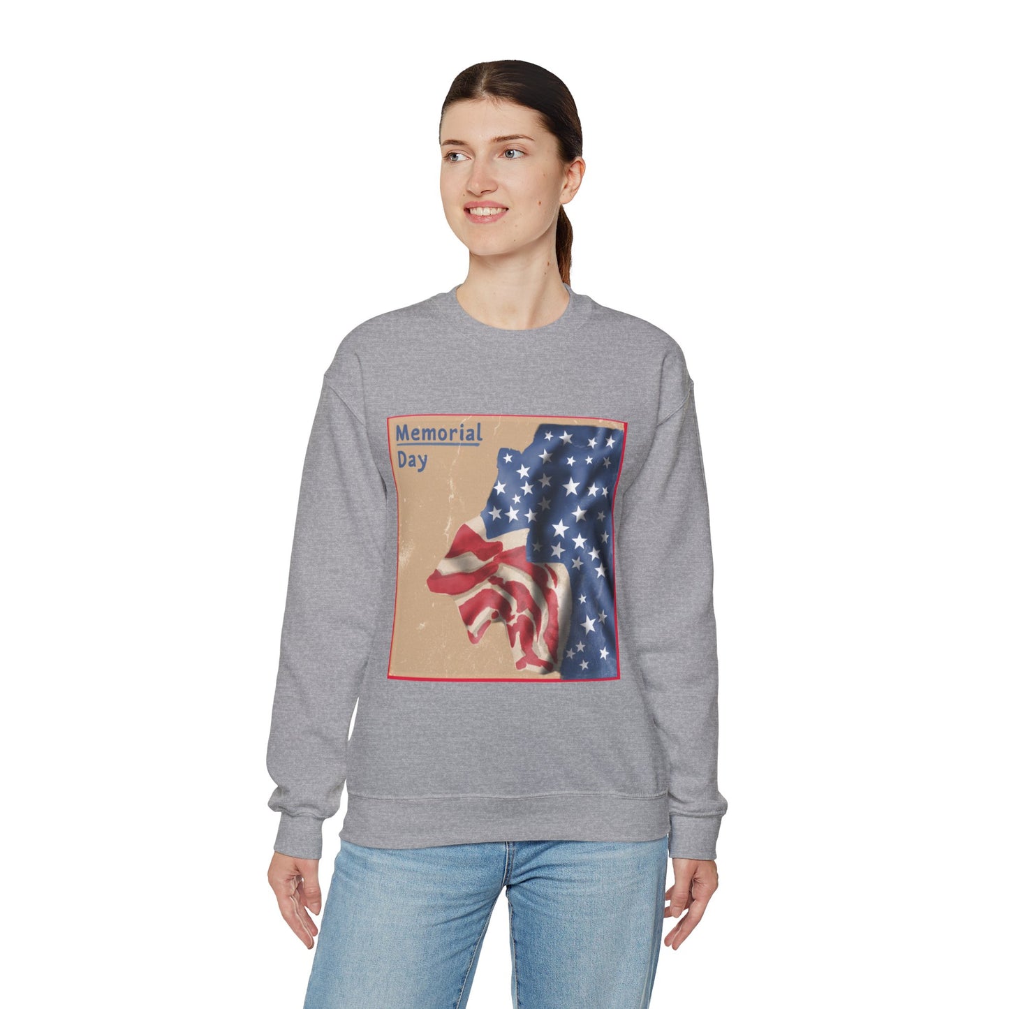 Unisex Heavy Blend™ Crewneck Sweatshirt - Memorial's Day