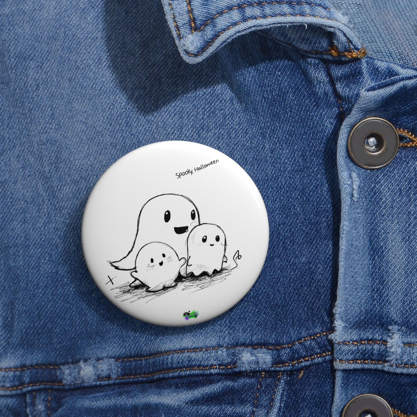 Custom Pin Buttons - Spooky Halloween - Halloween 2024 - Epicdsgn