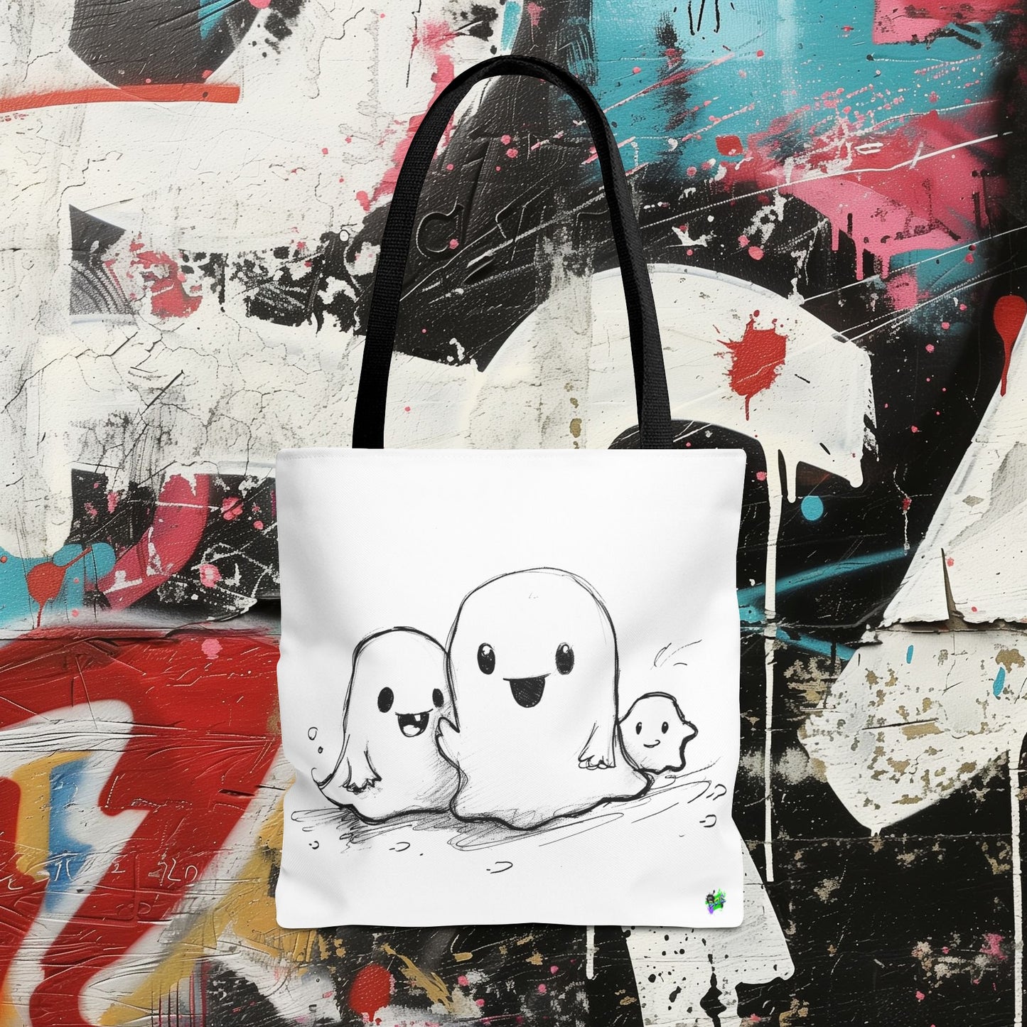 Tote Bag (AOP) - Ghosts - Halloween 2024 - Epicdsgn