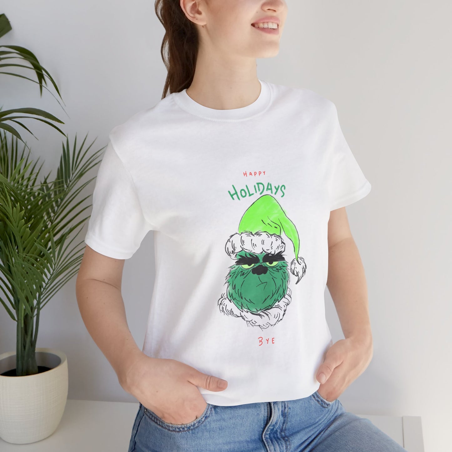 Grumpy Holiday - Unisex Jersey Short Sleeve Tee
