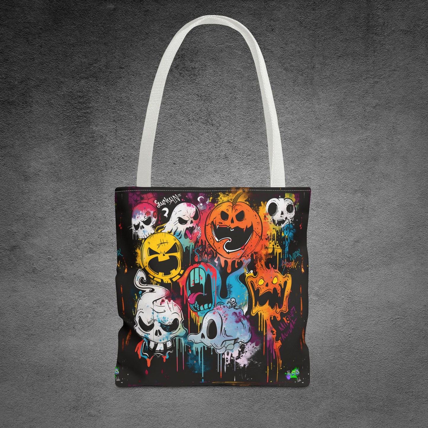 Tote Bag (AOP) - Laughing Pumpkin - Halloween 2024 - Epicdsgn