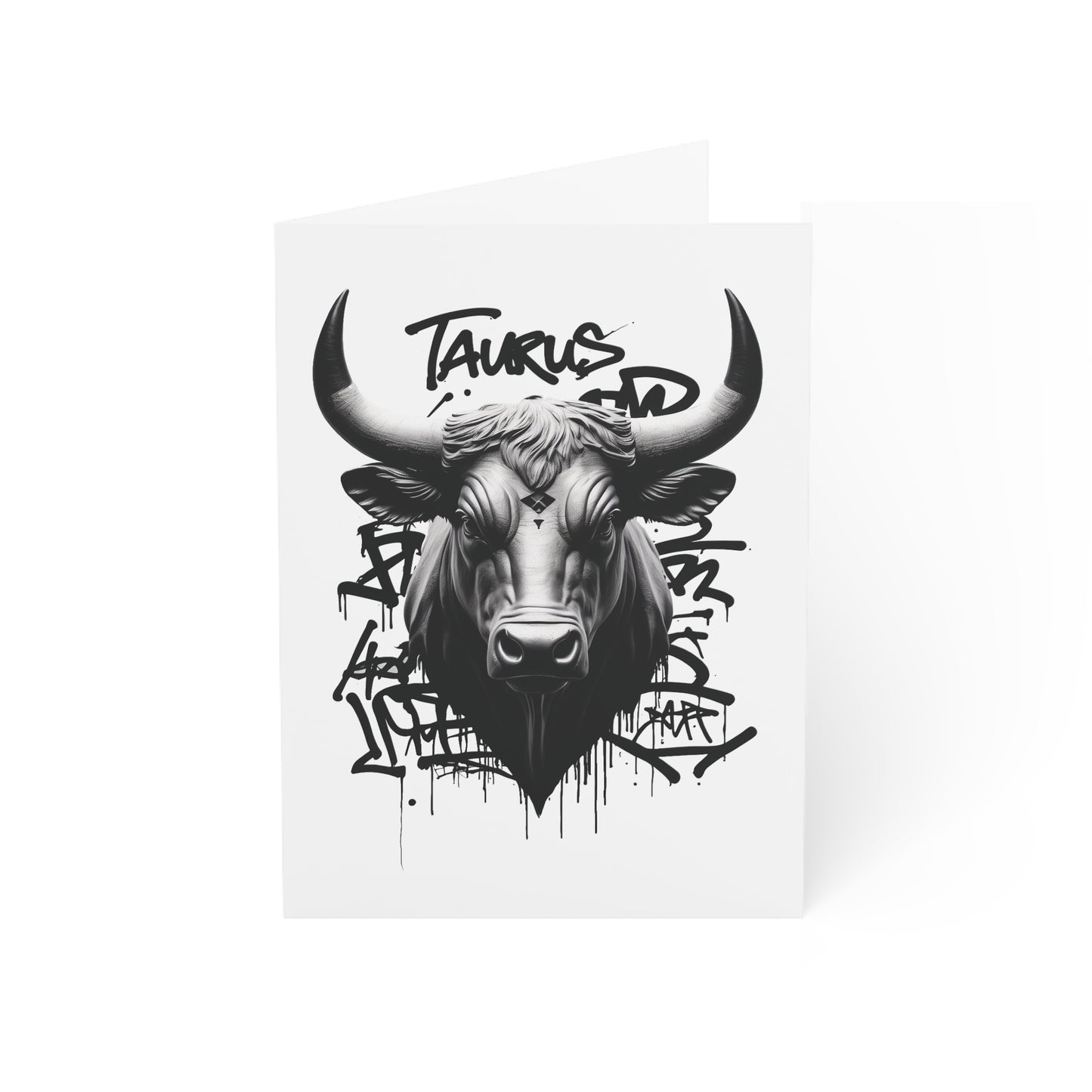 Zodiac Taurus Greeting Cards, Birthday Card Pack, Astrology Stationery Gift, Blank Inside for Personalized Message