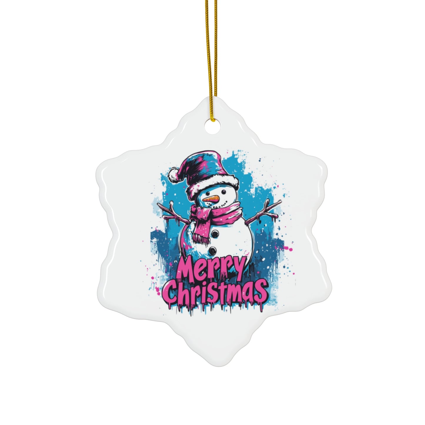 Ceramic Ornament, 4 Shapes - Chill and Merry - epicdsgn