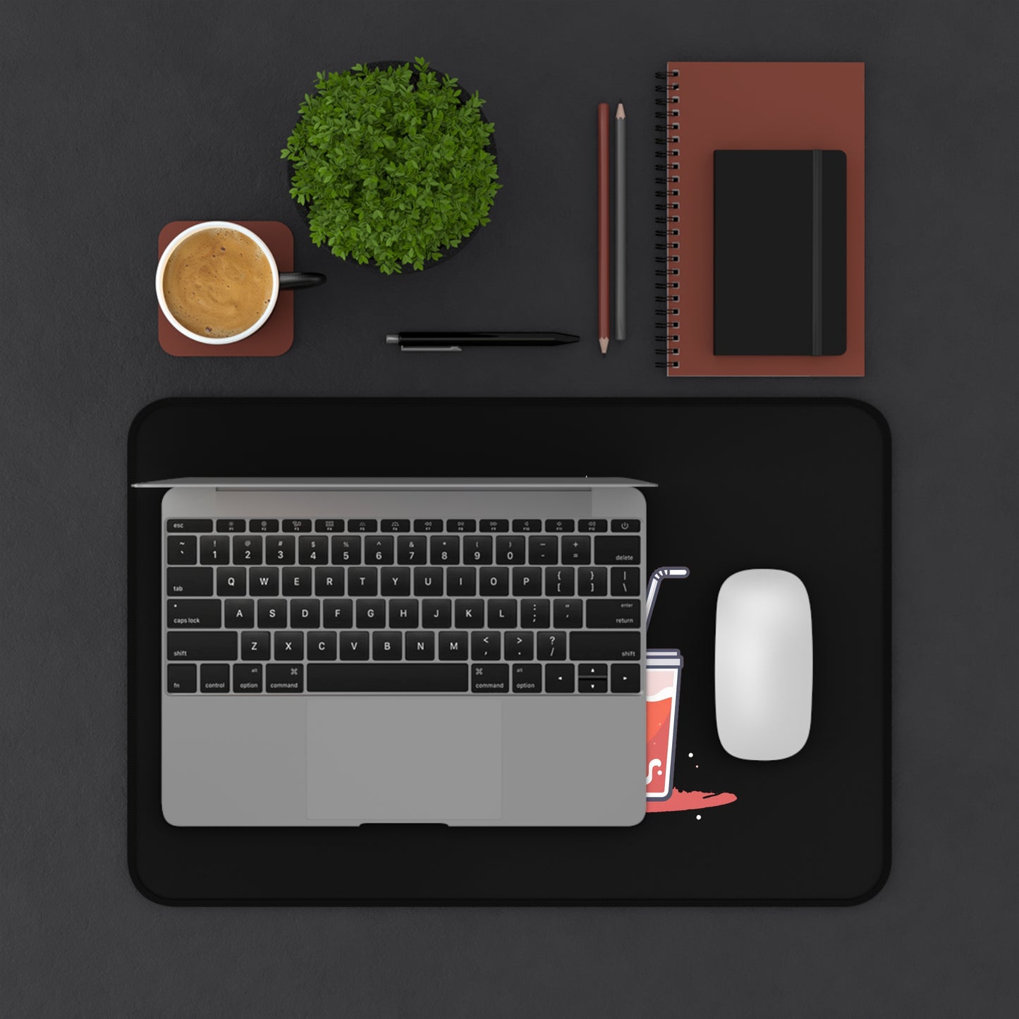 Desk Mat - Boba Ghost - Halloween 2024 - Epicdsgn