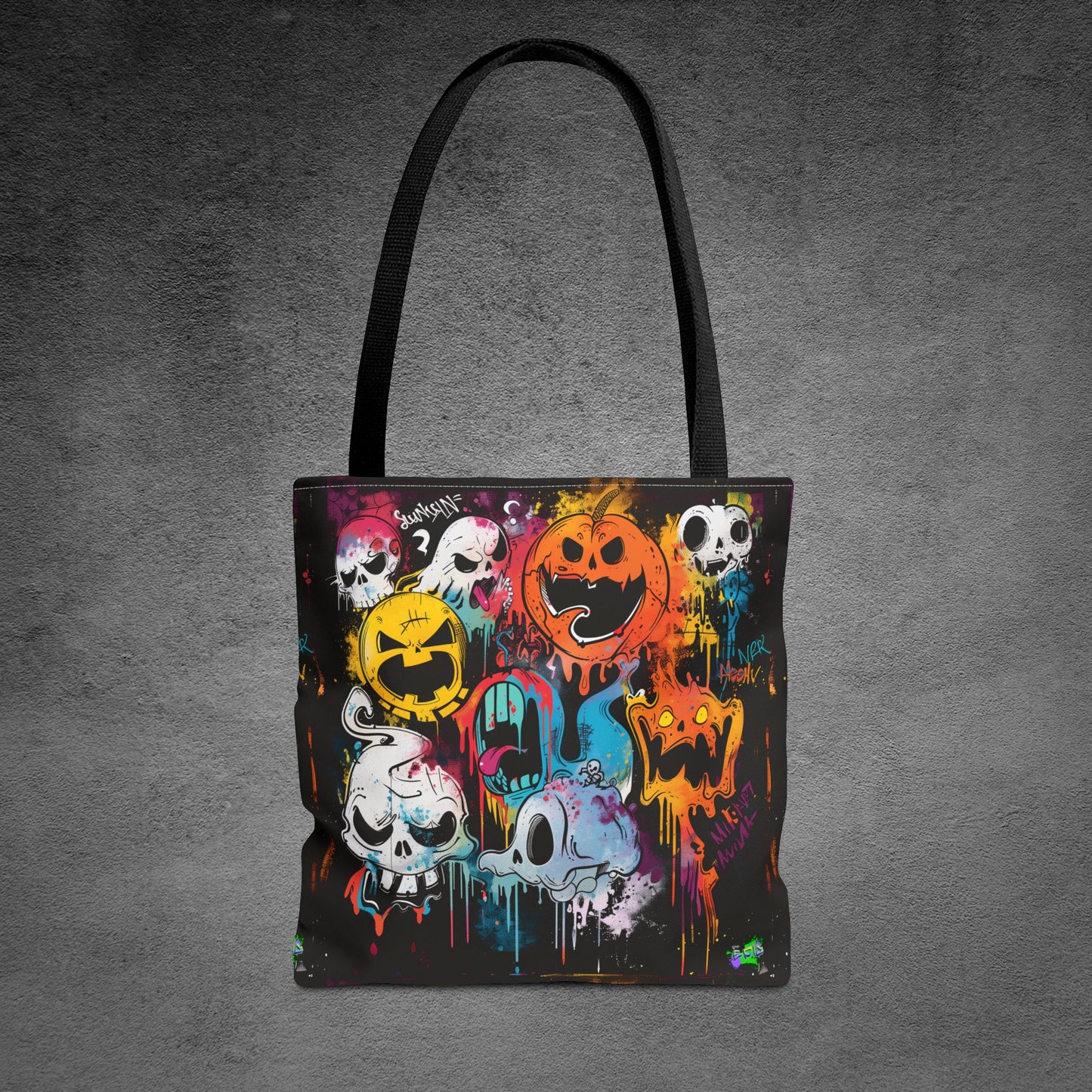Tote Bag (AOP) - Laughing Pumpkin - Halloween 2024 - Epicdsgn