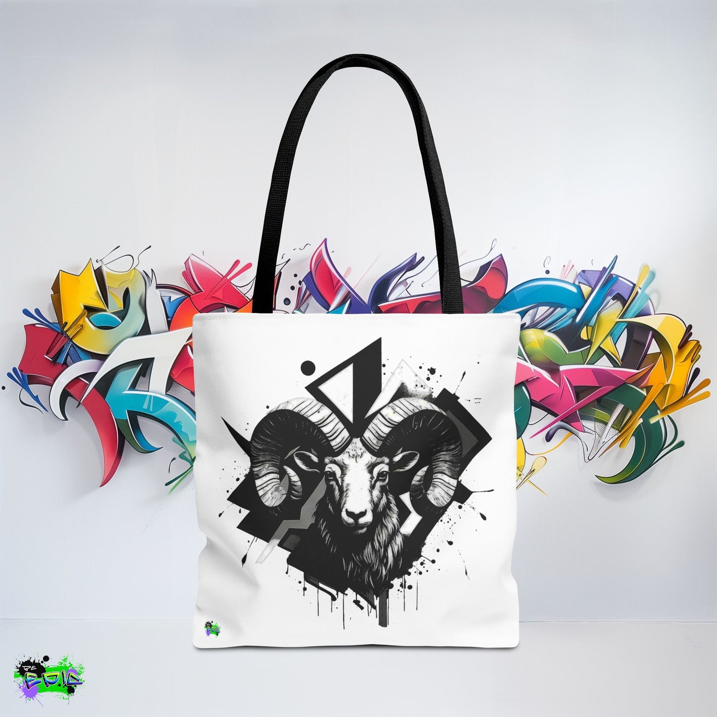 Zodiac Tote Bag, Aries Constellation Eco-Friendly Reusable Canvas Shopping Bag - Astrology Gift, Horoscope Handbag, Star Sign Market Tote,