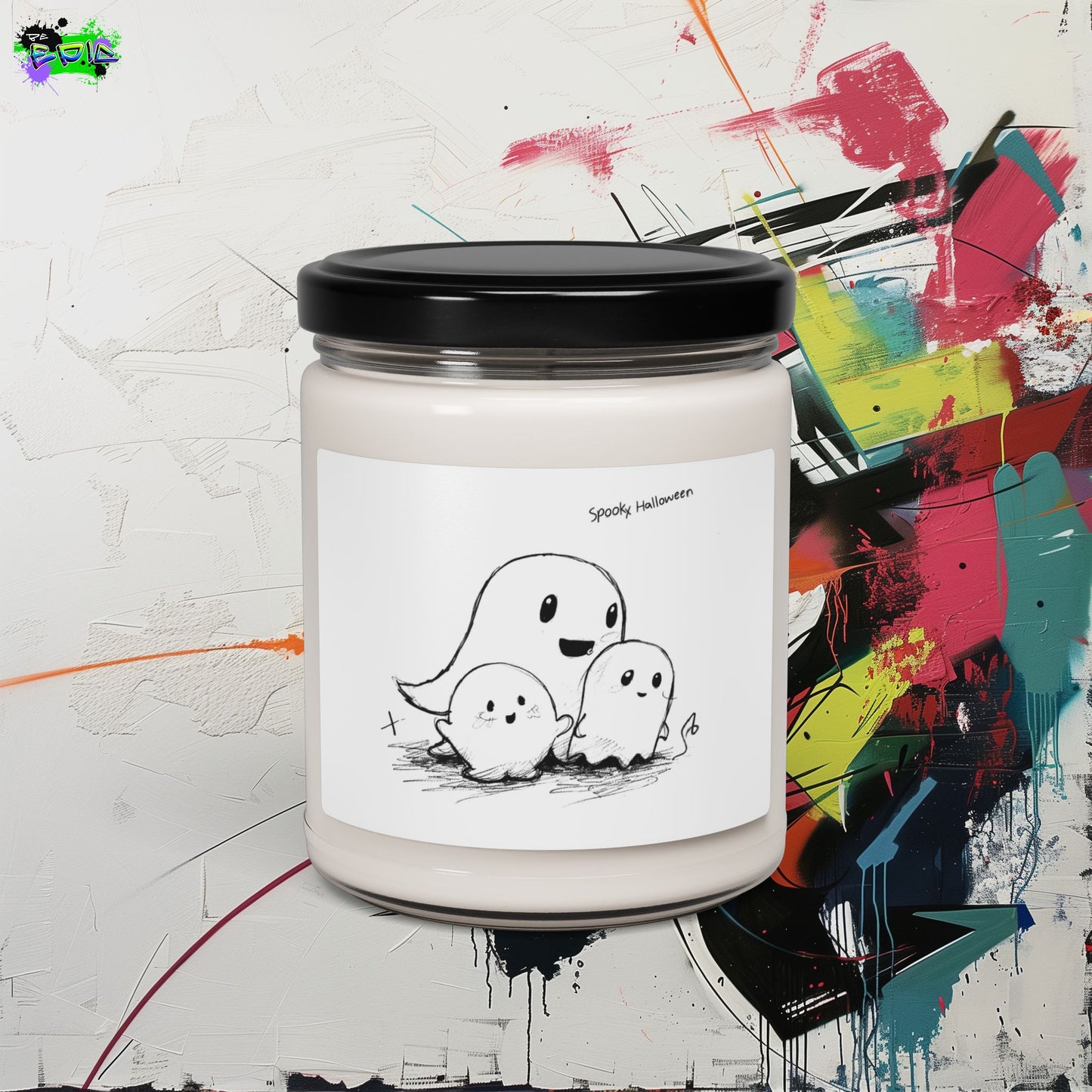 Scented Soy Candle, 9oz - Spooky Halloween - Halloween 2024 - Epicdsgn