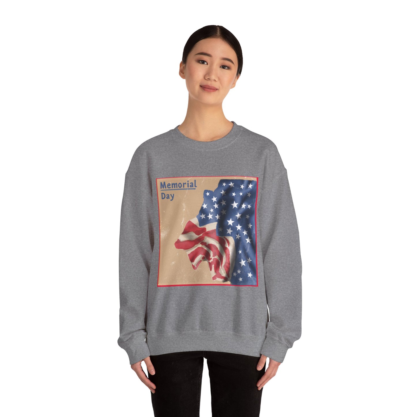 Unisex Heavy Blend™ Crewneck Sweatshirt - Memorial's Day