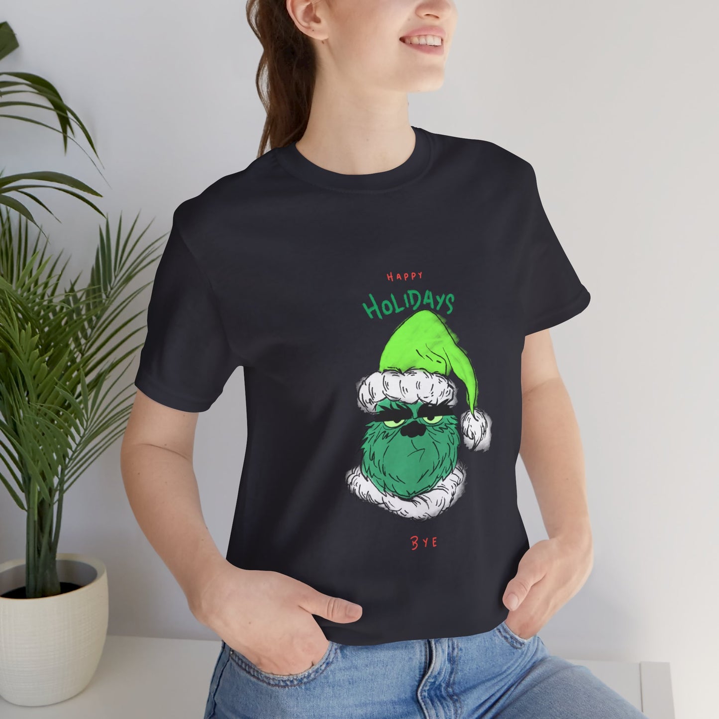 Grumpy Holiday - Unisex Jersey Short Sleeve Tee