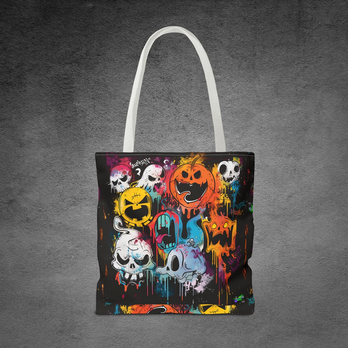 Tote Bag (AOP) - Laughing Pumpkin - Halloween 2024 - Epicdsgn