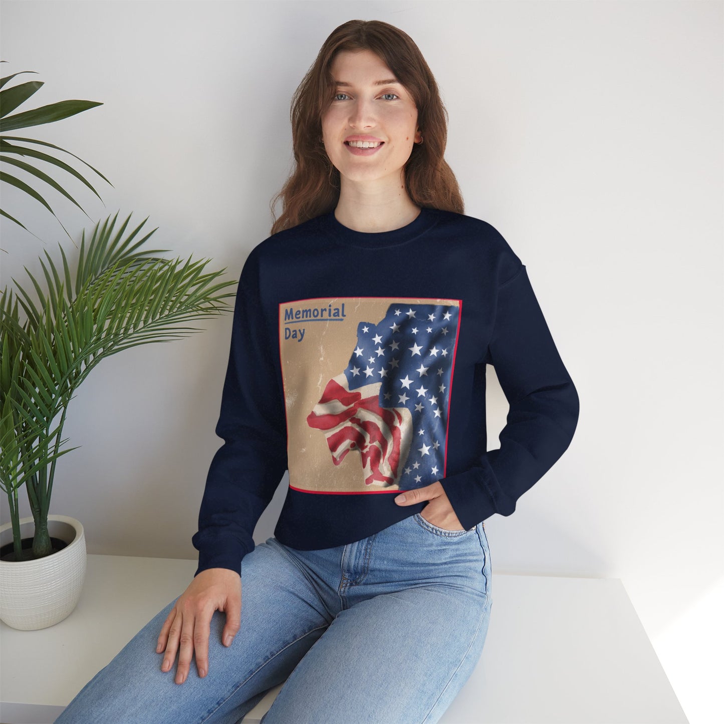 Unisex Heavy Blend™ Crewneck Sweatshirt - Memorial's Day