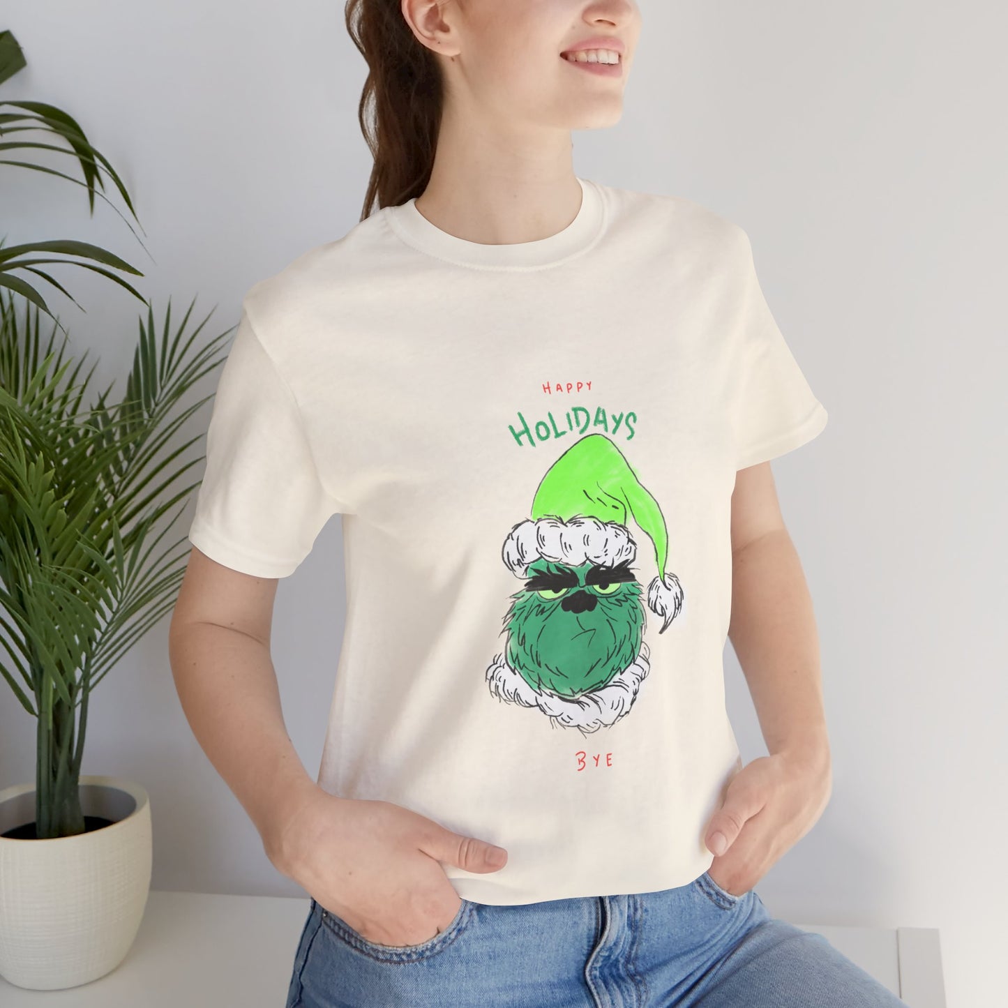 Grumpy Holiday - Unisex Jersey Short Sleeve Tee