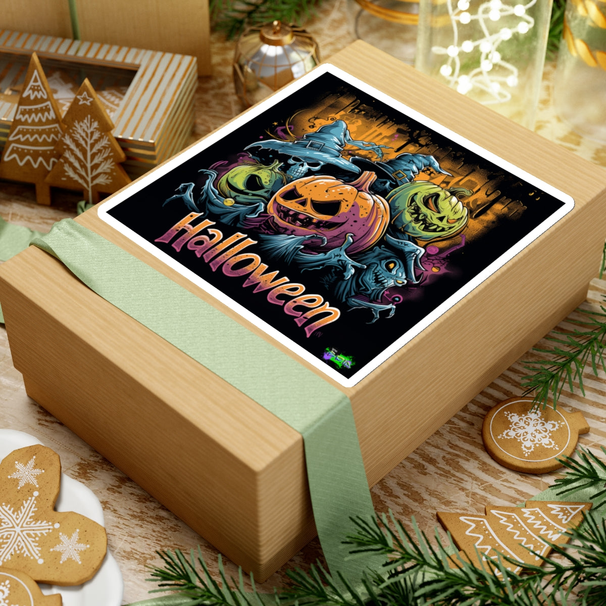 Kiss-Cut Stickers - Scary Pumpkin - Halloween 2024 - Epicdsgn