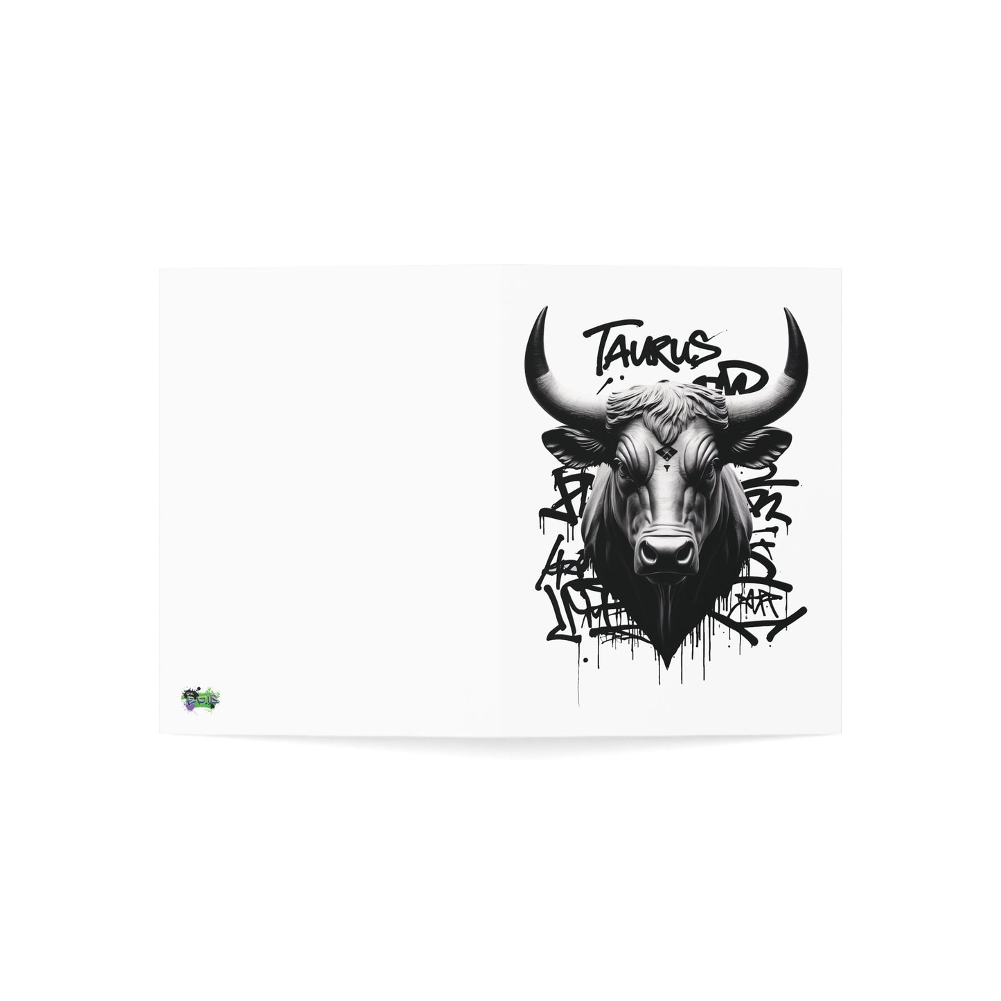 Zodiac Taurus Greeting Cards, Birthday Card Pack, Astrology Stationery Gift, Blank Inside for Personalized Message