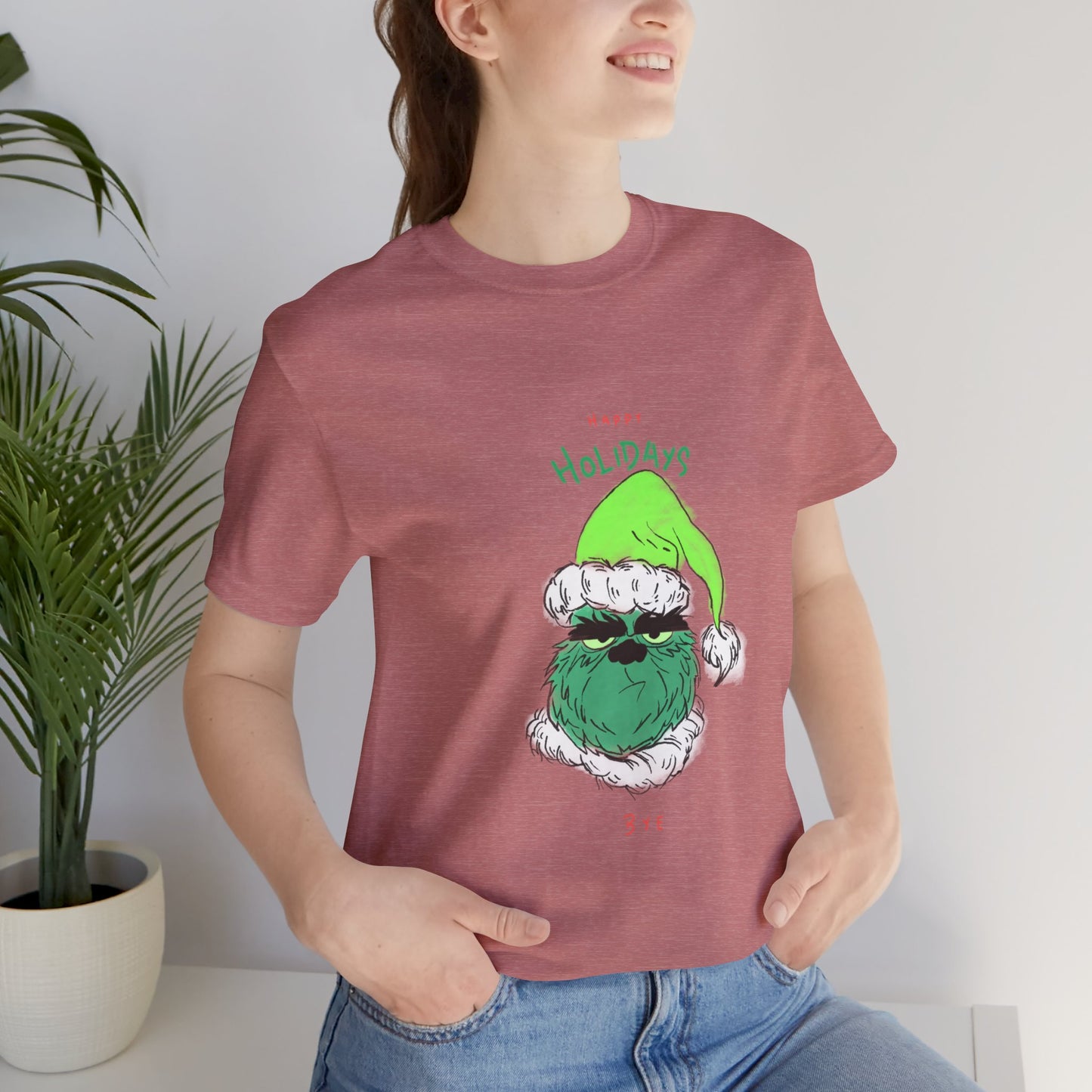 Grumpy Holiday - Unisex Jersey Short Sleeve Tee