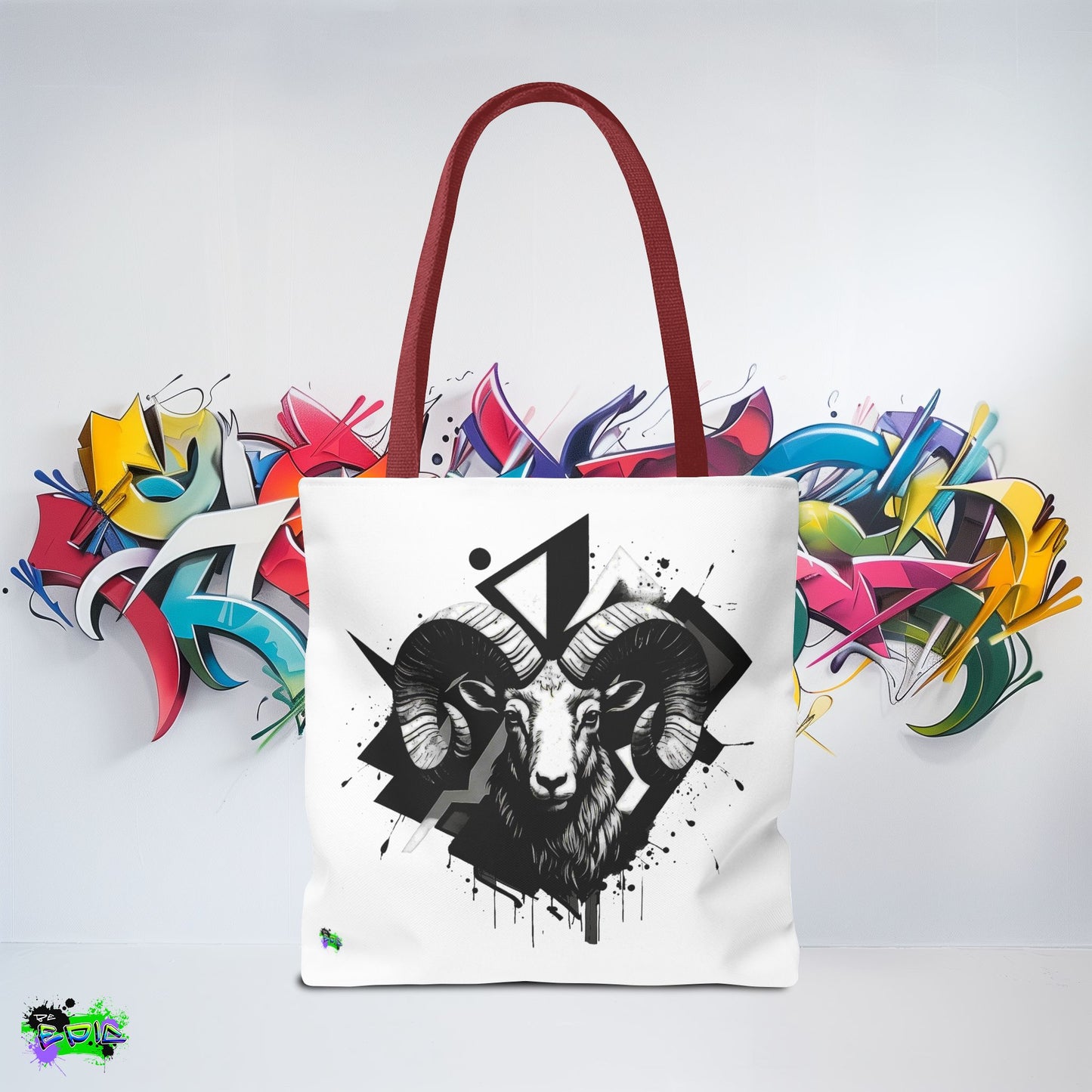 Zodiac Tote Bag, Aries Constellation Eco-Friendly Reusable Canvas Shopping Bag - Astrology Gift, Horoscope Handbag, Star Sign Market Tote,