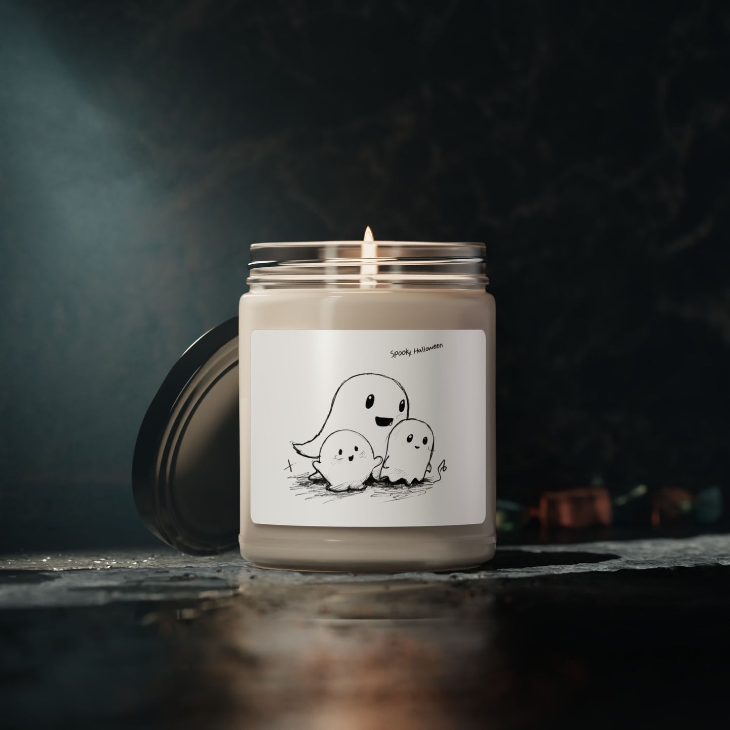 Scented Soy Candle, 9oz - Spooky Halloween - Halloween 2024 - Epicdsgn