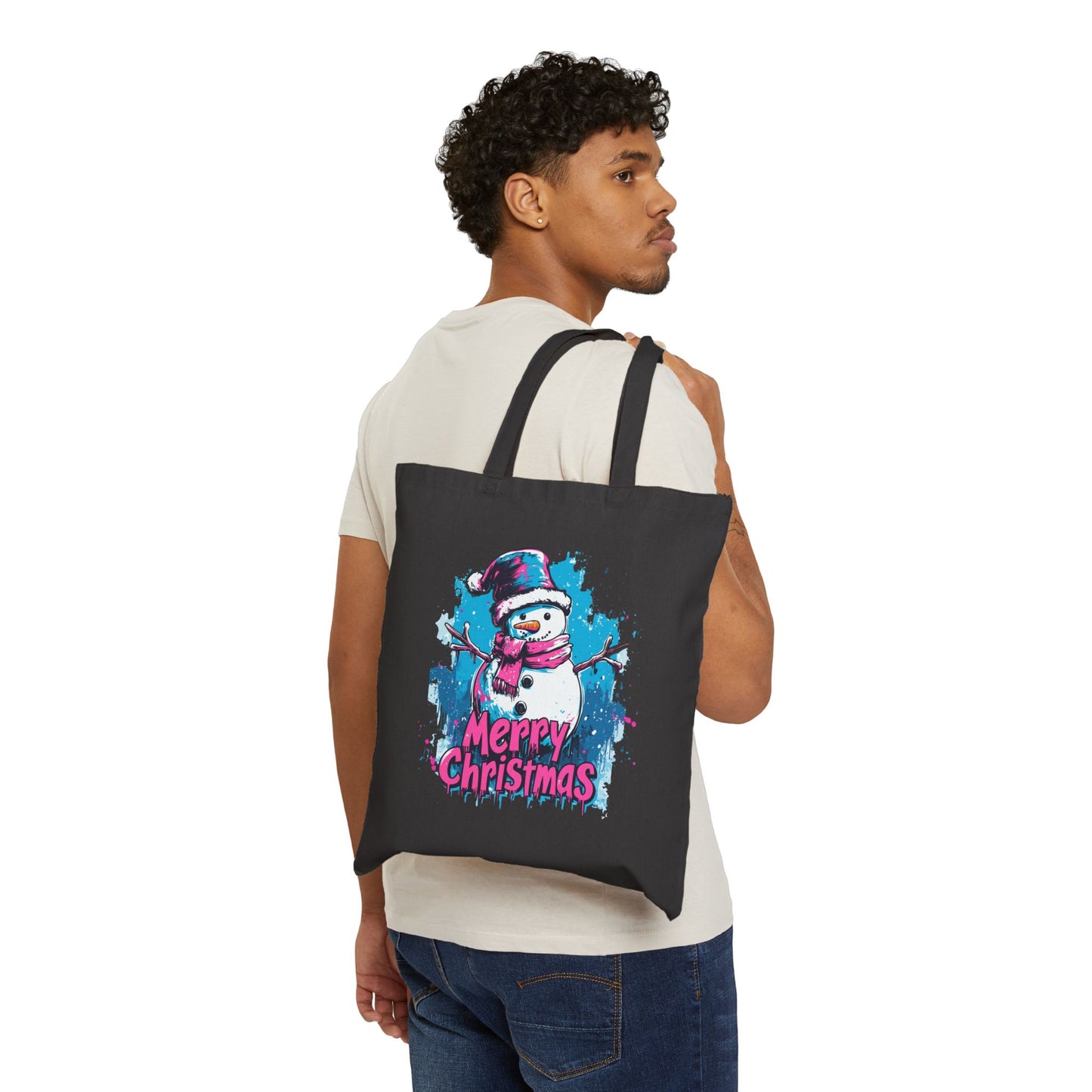 Cotton Canvas Tote Bag - Chill and Merry - epicdsgn