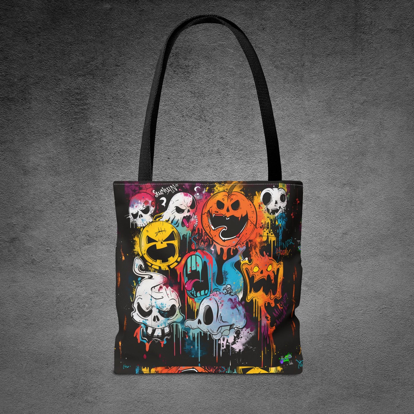 Tote Bag (AOP) - Laughing Pumpkin - Halloween 2024 - Epicdsgn