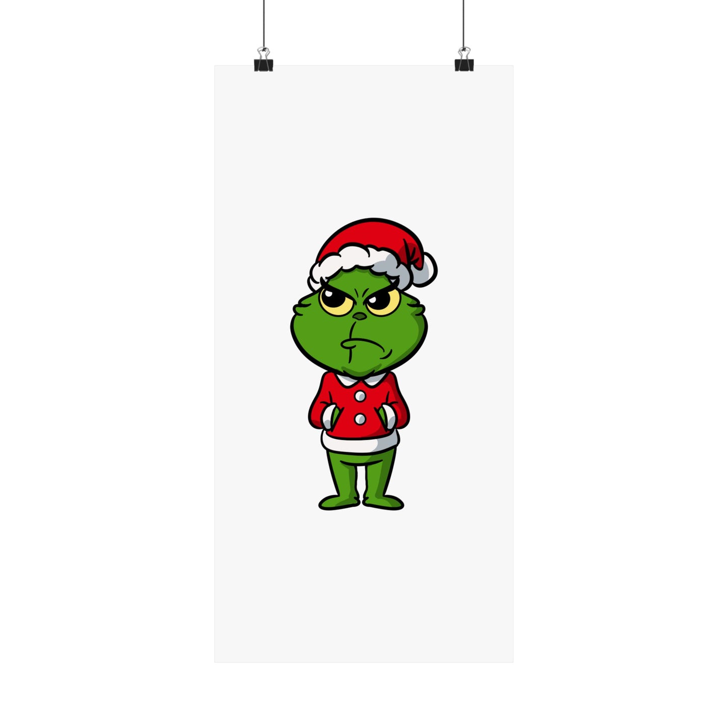 Grumpy X-mas - Matte Vertical Posters - epicdsgn