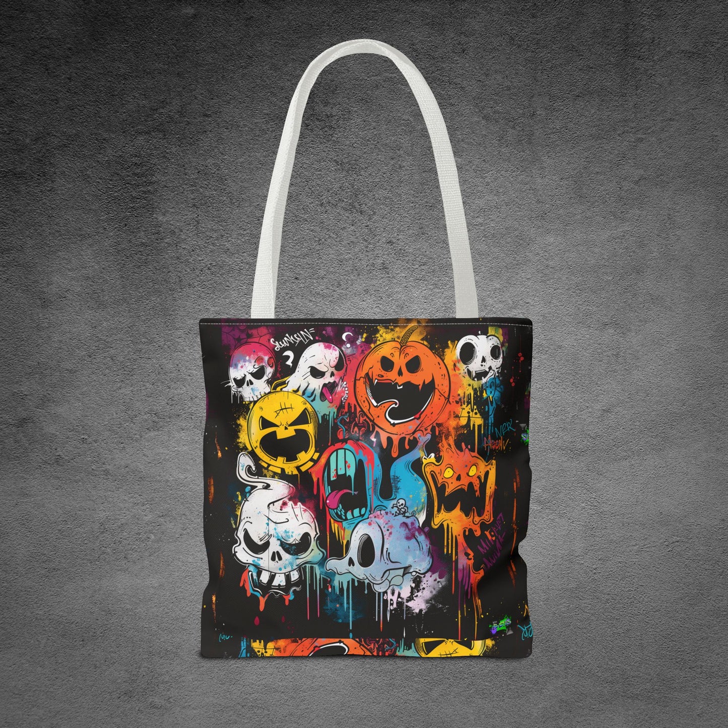 Tote Bag (AOP) - Laughing Pumpkin - Halloween 2024 - Epicdsgn