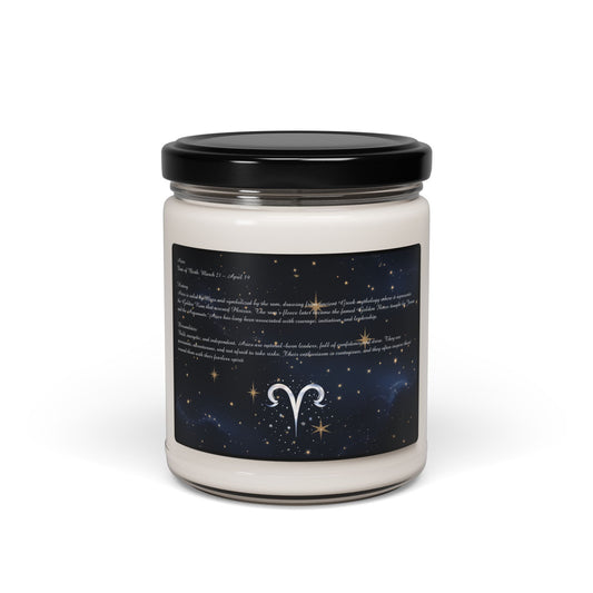 Aries Zodiac Candle