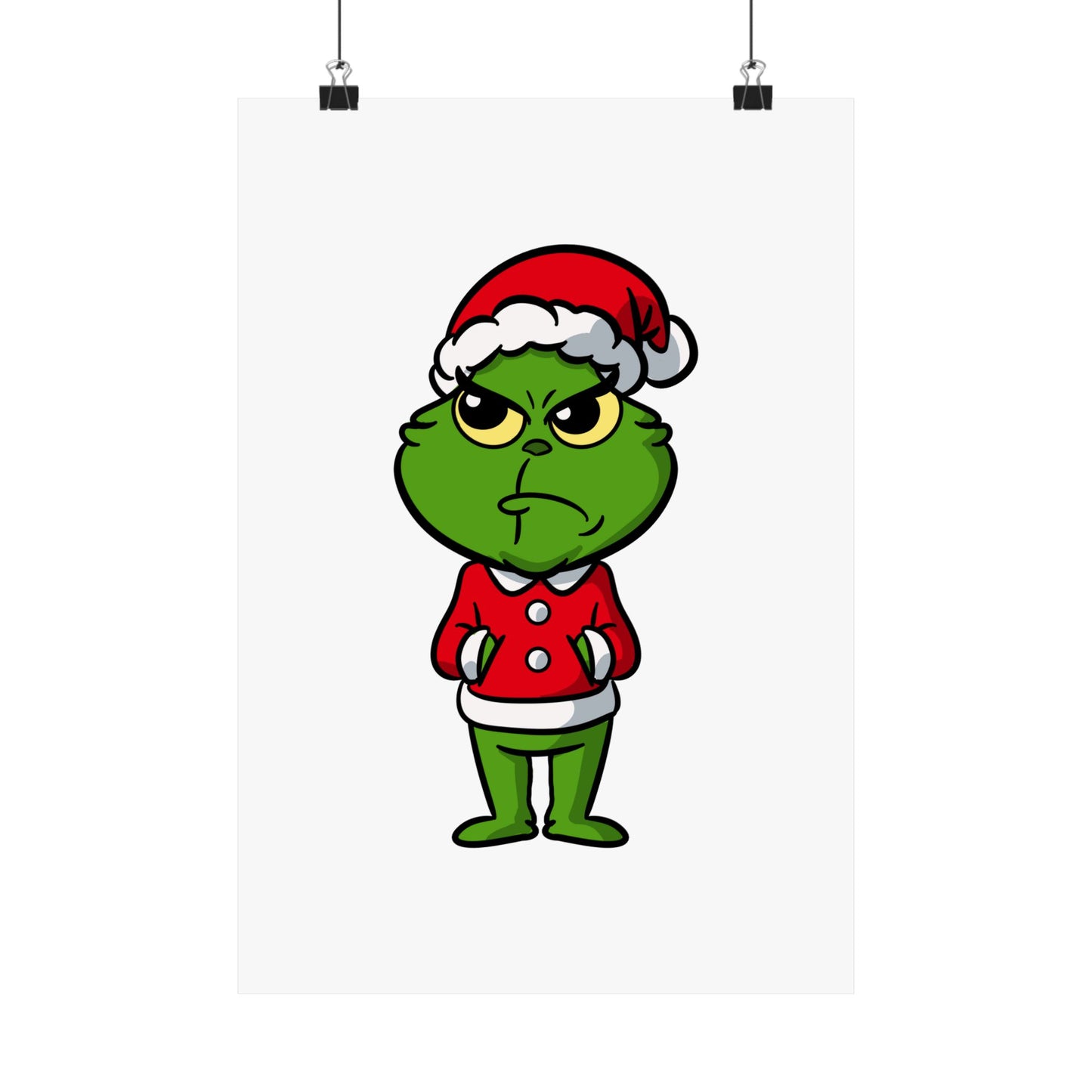 Grumpy X-mas - Matte Vertical Posters - epicdsgn