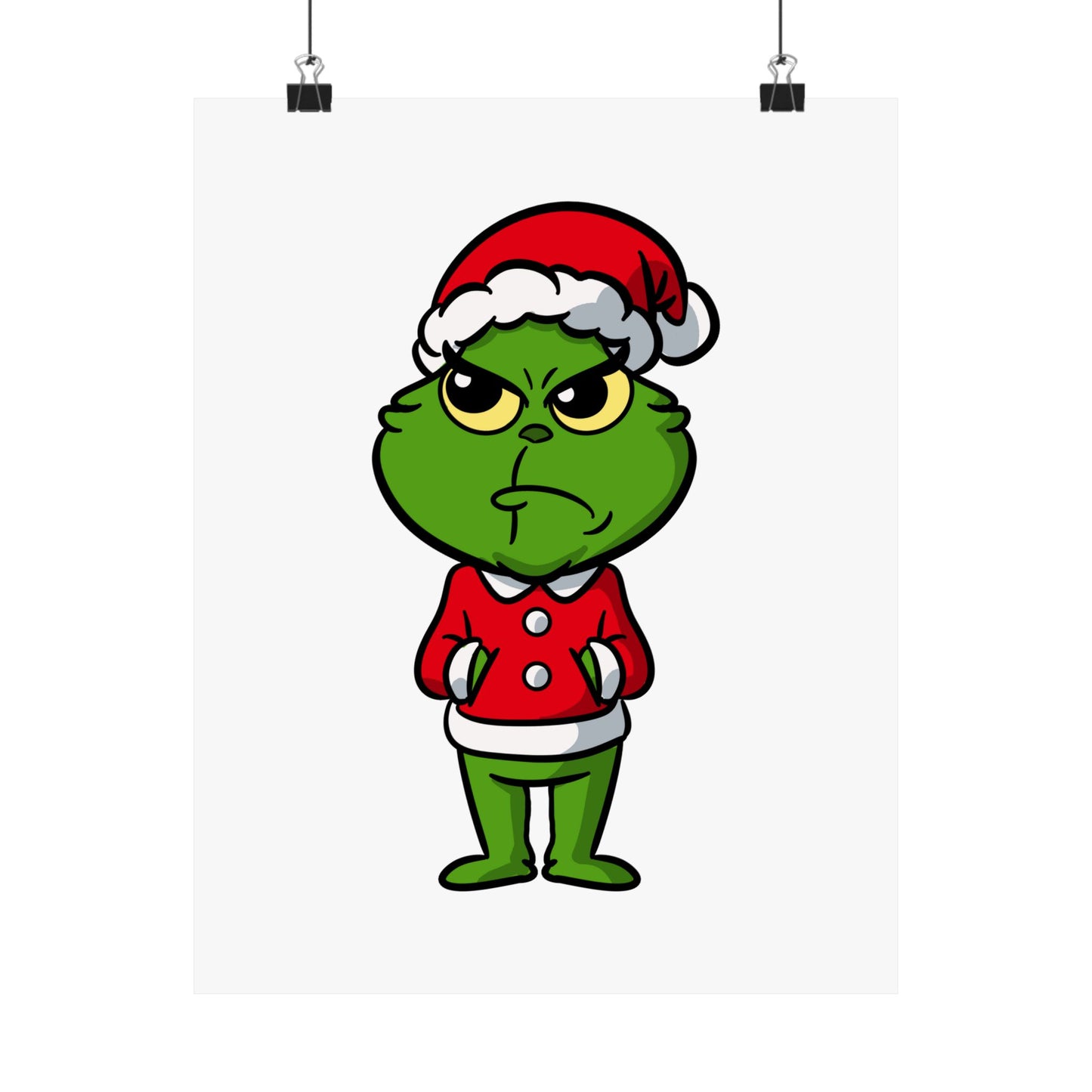 Grumpy X-mas - Matte Vertical Posters - epicdsgn