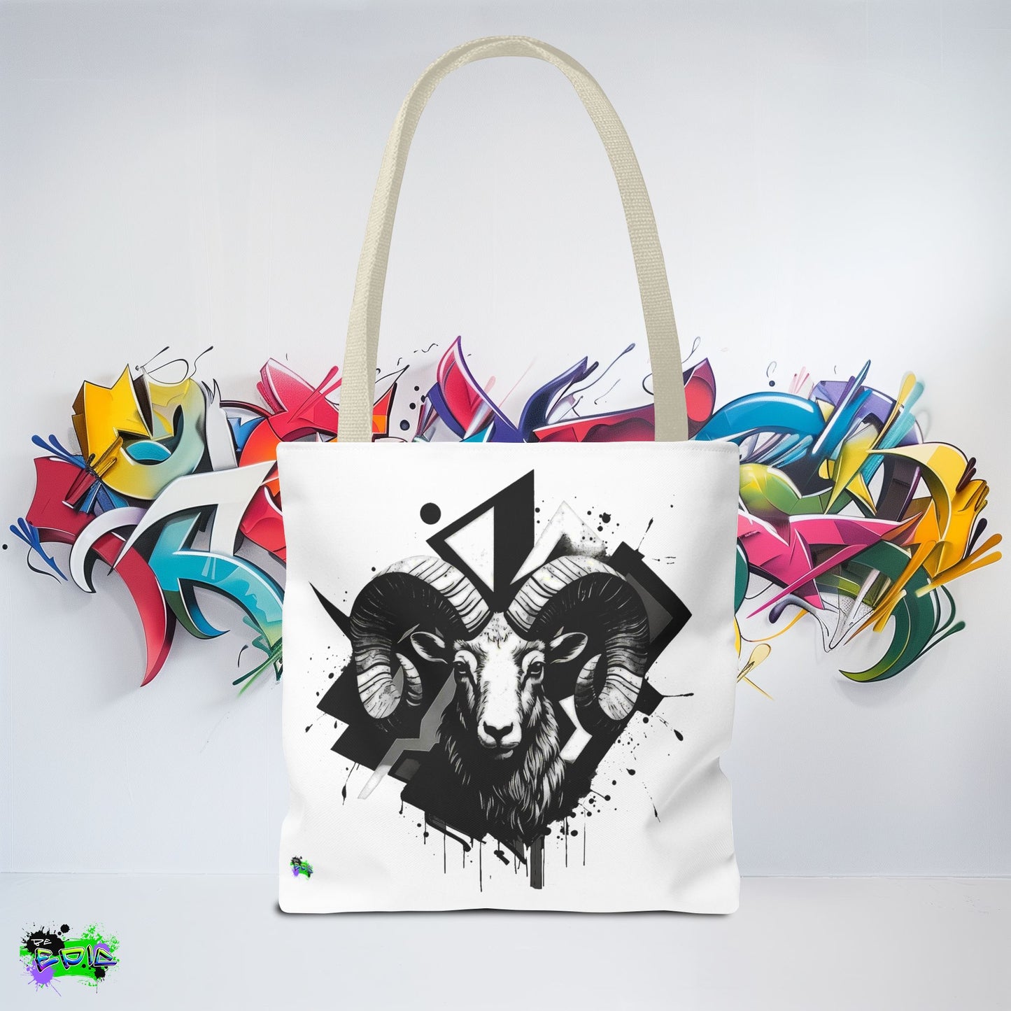 Zodiac Tote Bag, Aries Constellation Eco-Friendly Reusable Canvas Shopping Bag - Astrology Gift, Horoscope Handbag, Star Sign Market Tote,