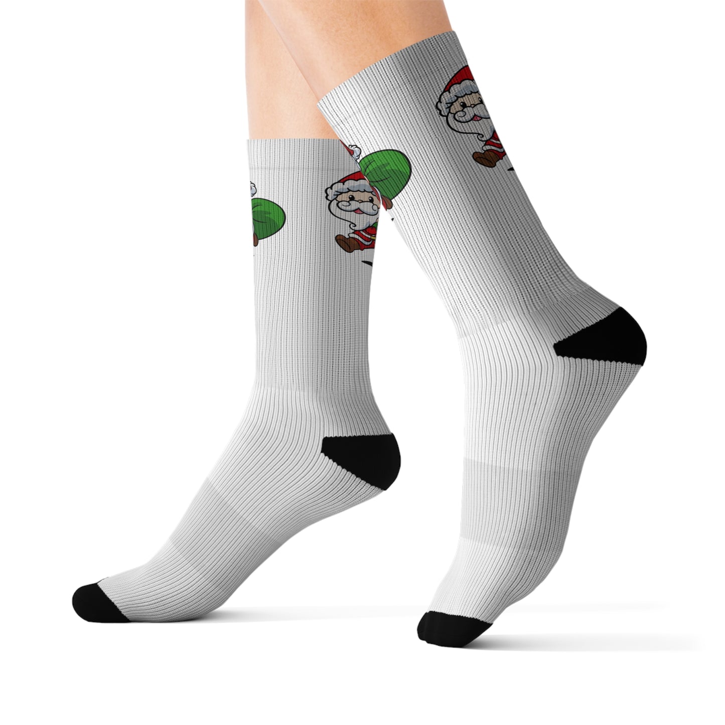 Sublimation Socks - X-mas Holiday - "Santa and Gifts" Edition - epicdsgn