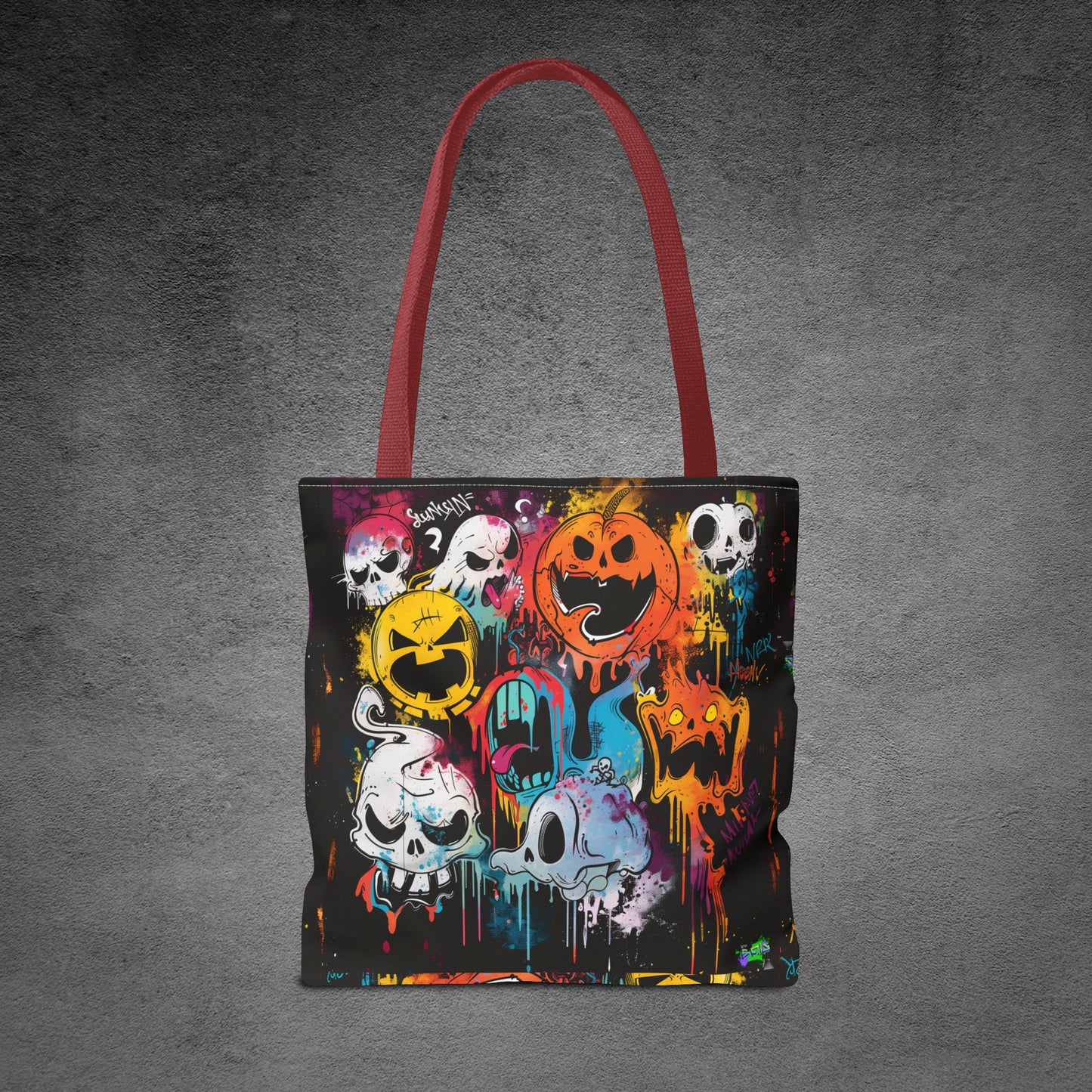 Tote Bag (AOP) - Laughing Pumpkin - Halloween 2024 - Epicdsgn