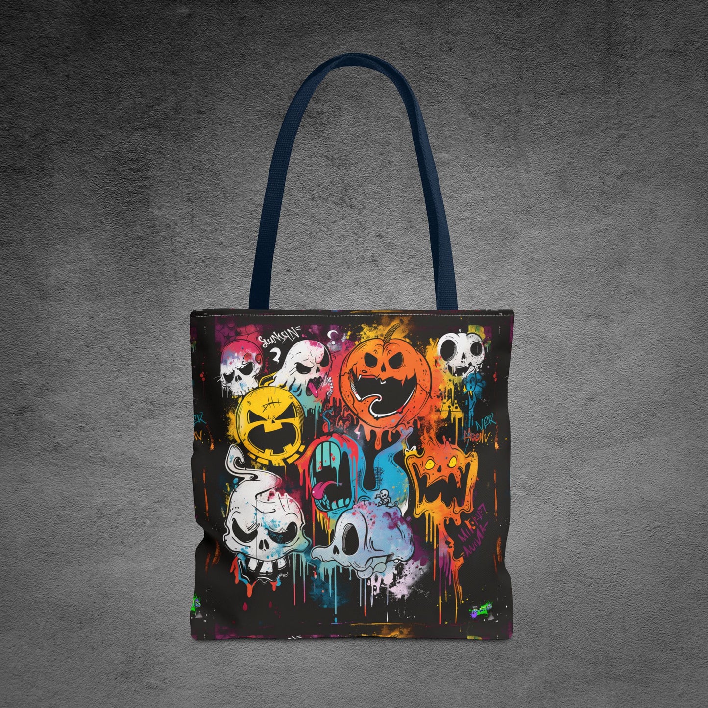 Tote Bag (AOP) - Laughing Pumpkin - Halloween 2024 - Epicdsgn