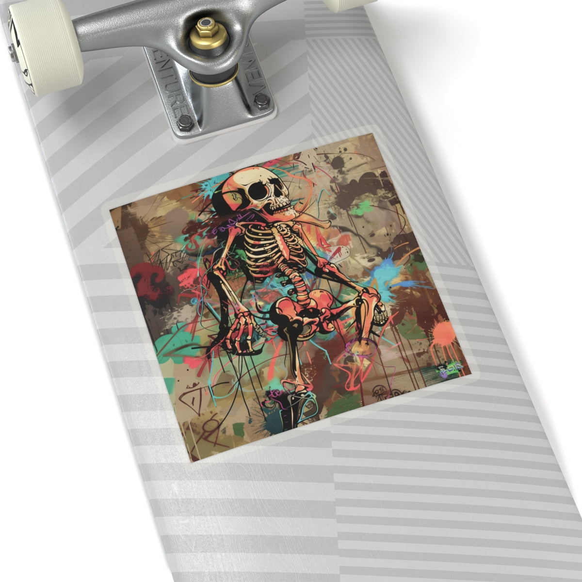 Kiss-Cut Stickers - Sleeping Skeleton - Halloween 2024 - Epicdsgn