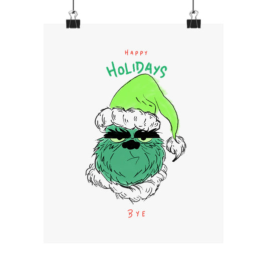 Grumpy Holiday - Matte Vertical Posters - epicdsgn