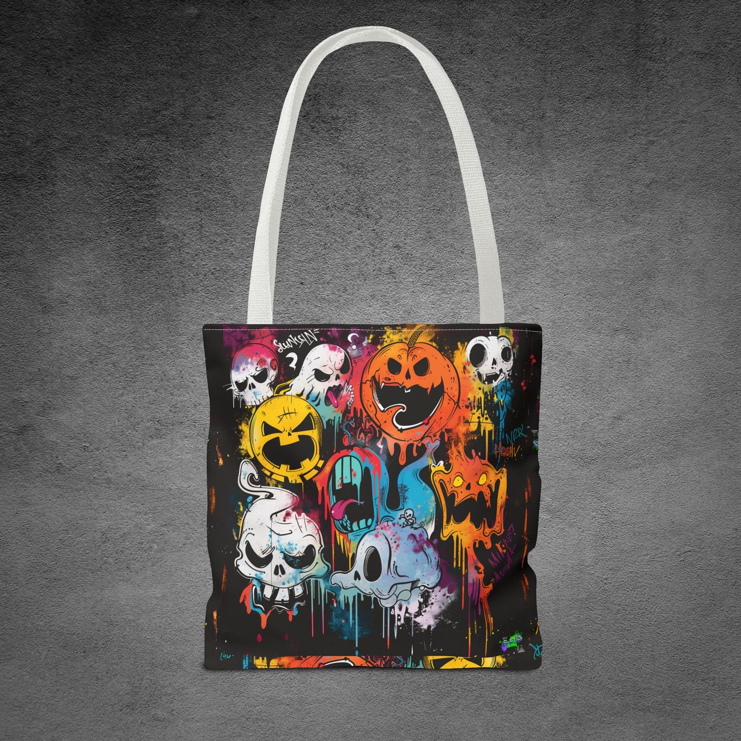 Tote Bag (AOP) - Laughing Pumpkin - Halloween 2024 - Epicdsgn