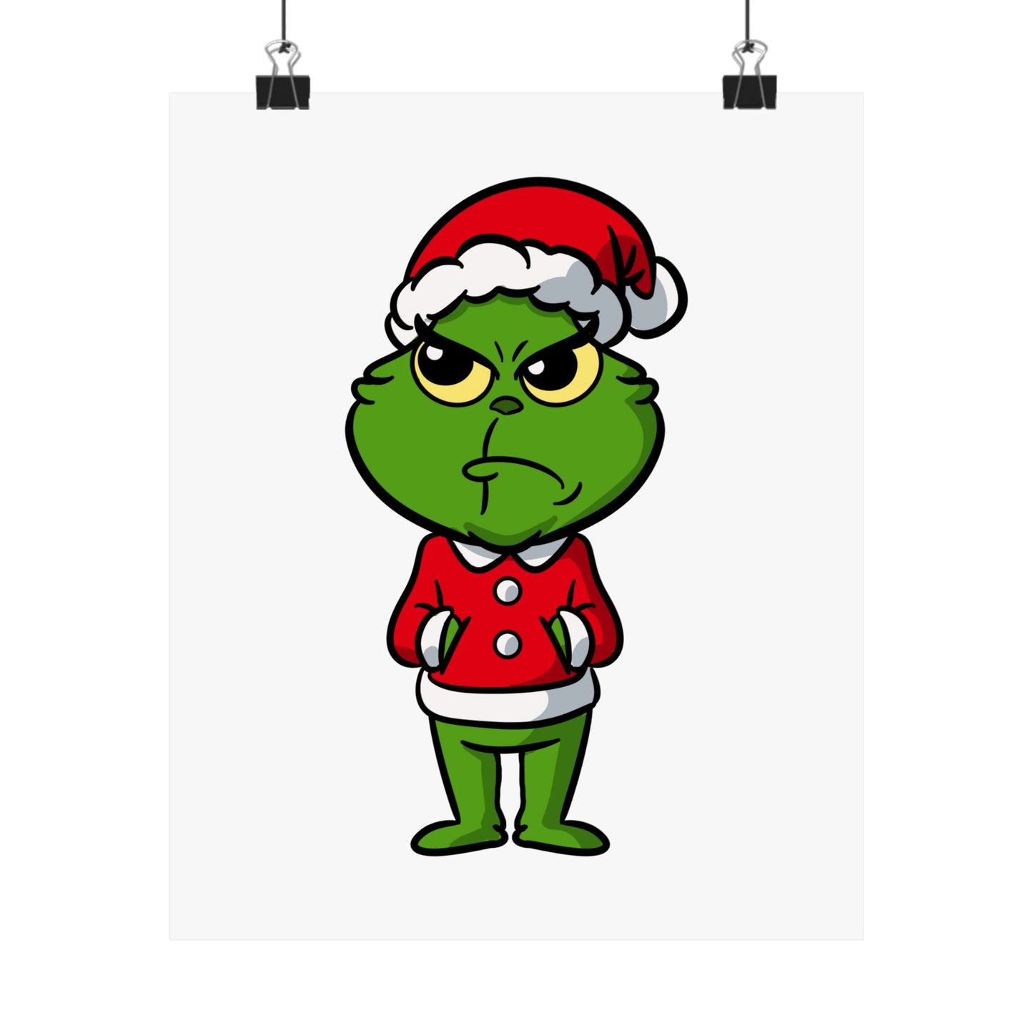 Grumpy X-mas - Matte Vertical Posters - epicdsgn