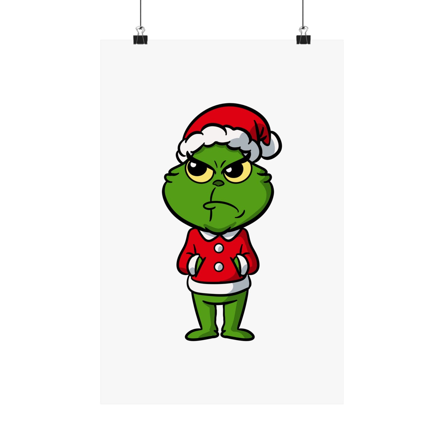 Grumpy X-mas - Matte Vertical Posters - epicdsgn