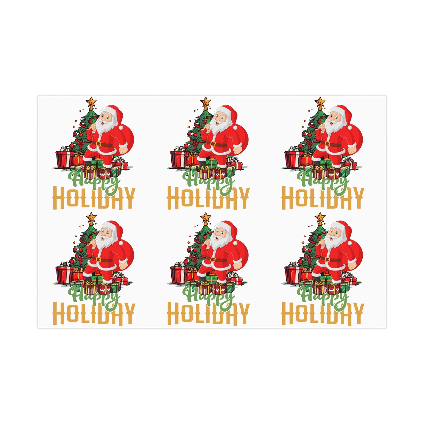 Gift Wrap Papers - Happy X-Mas - epicdsgn